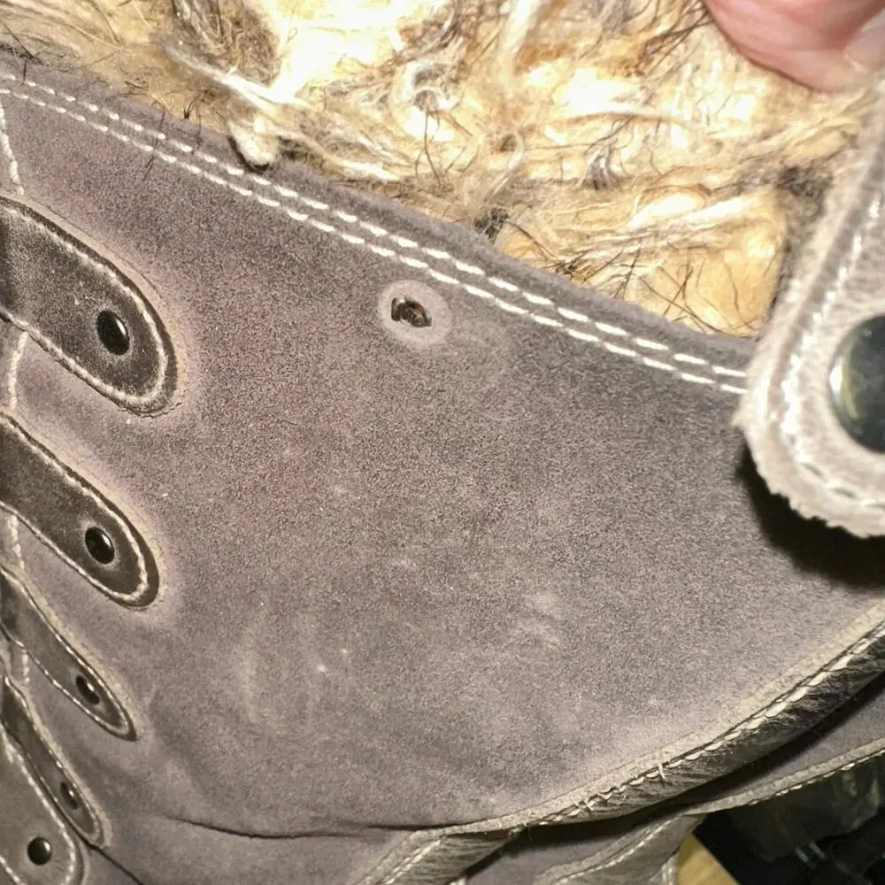 Sorel Joan of Arctic Waterproof Winter Boots Quarry‎ & Black Size 6